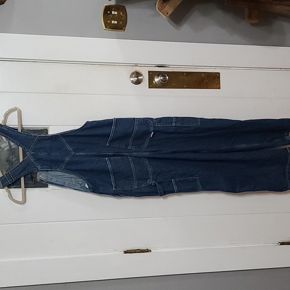 Berne Denim Overalls Mens? Unisex Multiple Pockets Adjustable Straps 32x28 READ* - Picture 5 of 10